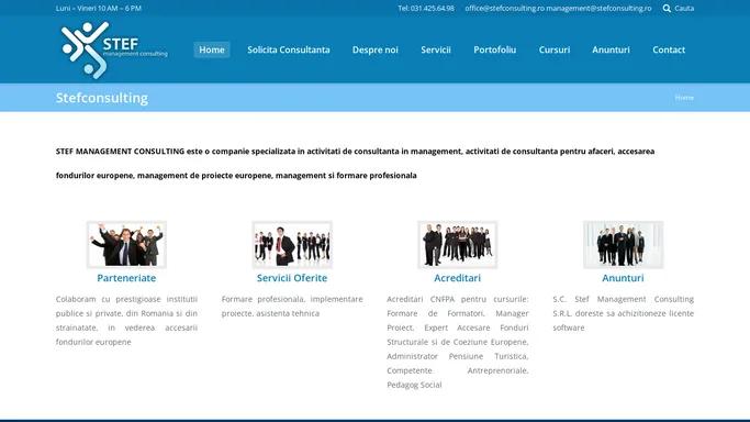 Stefconsulting.ro – Just another WordPress site