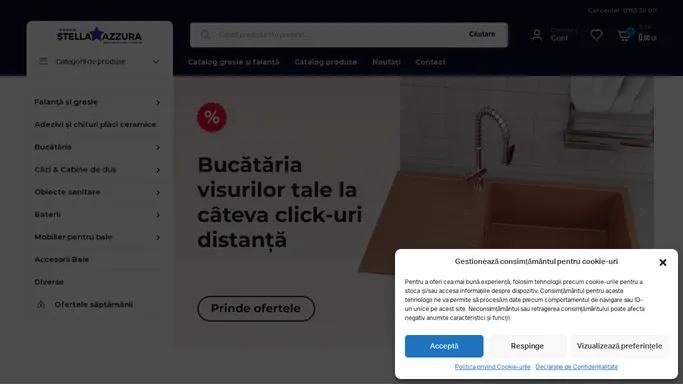 Stella Azzura I Magazinul tau online cu materiale de constructii