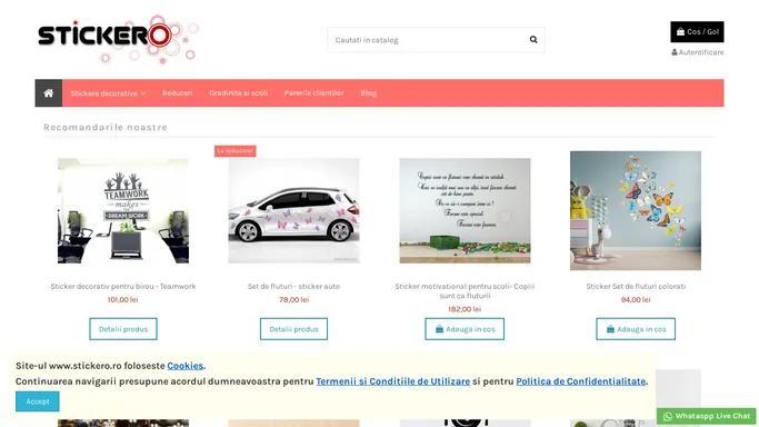 Stickero - stickere decorative - stickere de perete - fototapet - tapet - stickere copii - Stickero