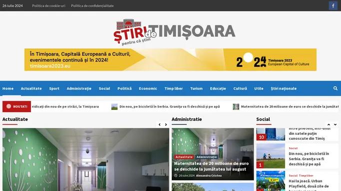 Stiri de Timisoara