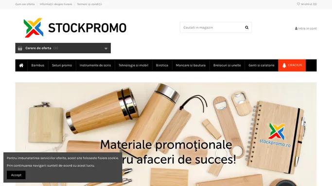 Stockpromo - Materiale promotionale pentru afaceri de succes