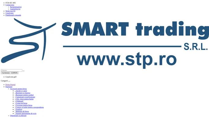 Magazin online de birotica si papetarie. Smart Trading Prest