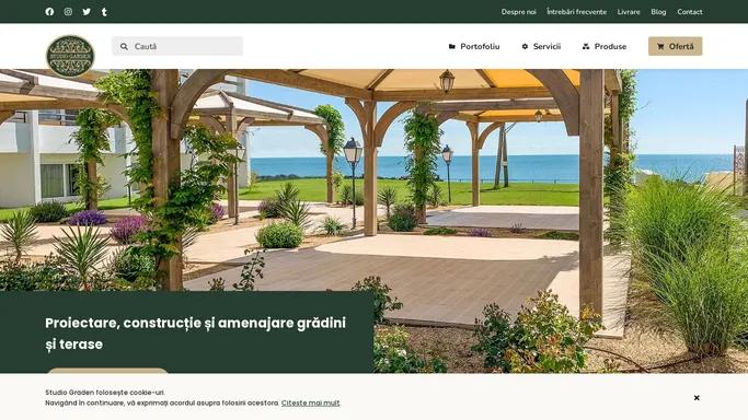 Studio Garden Constanta - Amenajari gradini, Proiectare gradini, Intretinere gradini, Rulouri de gazon, licheni decorativi.