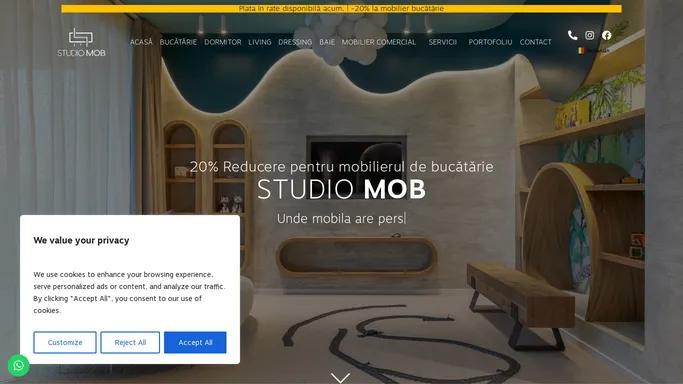 Solutii personalizate pentru mobila la comanda - Studio MOB