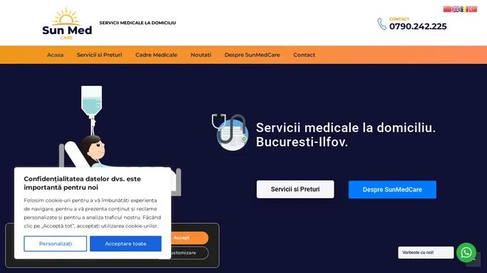 Servicii medicale la domiciliu | Bucuresti si Ilfov |- SunMedCare