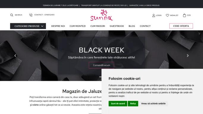 Magazin de Jaluzele Geam si Rolete Online Sunna