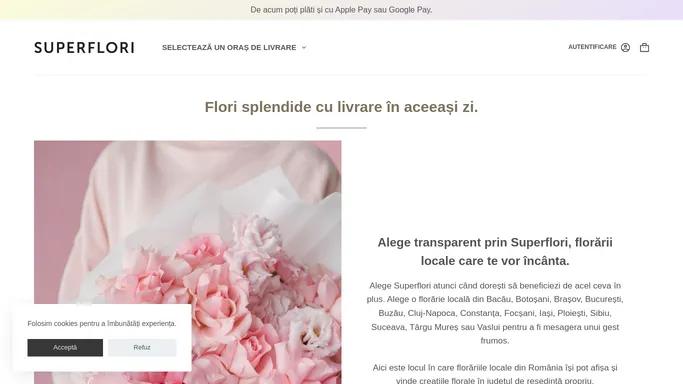 Florarie online cu livrare - Superflori