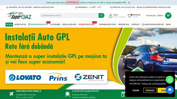 Importator Instalatii GPL AUTO marca PRINS, ZENIT - Supergaz.ro