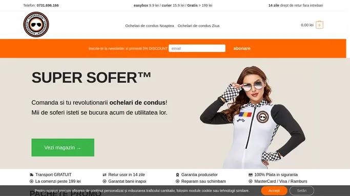 SUPER SOFER™ | Ochelari de condus si Accesorii auto