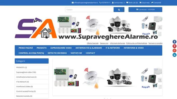 Alarme supraveghere - Supraveghere video - Antiefractie alarmare - SC Tima Management SRL