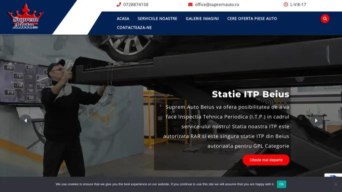 Acasa - Suprem Auto Beius - service, piese auto, itp