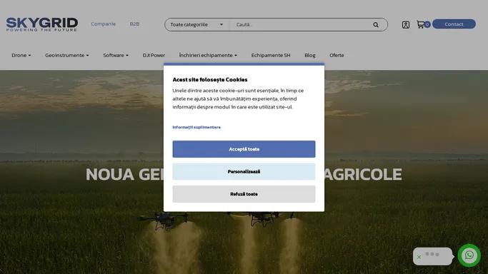 SkyGrid.ro | Drone Profesionale & Geoinstrumente