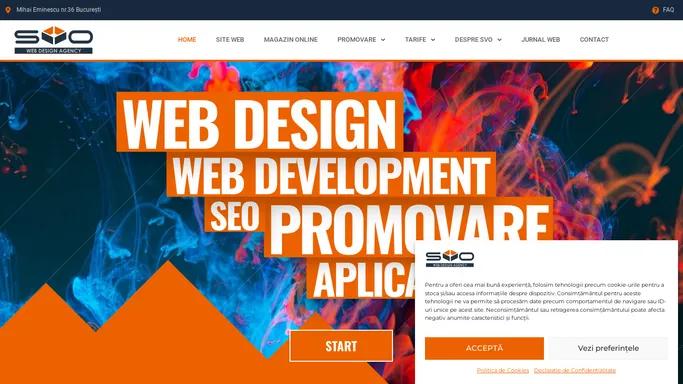 Agentie Web Design | Servicii Web | Magazin Online | SEO | Promovare - SVO