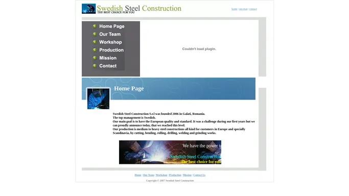 Swedish Steel Construction - Home Page