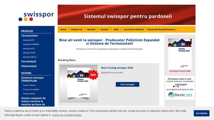 Swisspor – Producator Polistiren Expandat si Sisteme de Termoizolatii