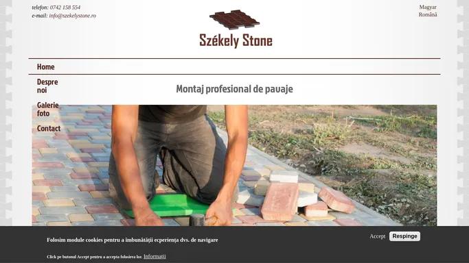 Montaj profesional de pavaje | Szekely Stone