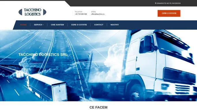 Tacchino Logistics – transporturi rutiere de marfa