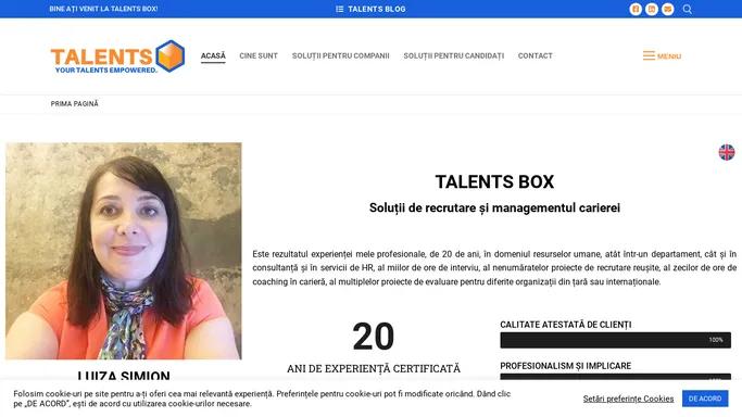 TALENTS BOX ⋆ Your talents empowered