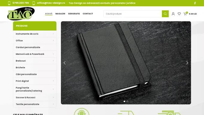 Tao Design – Personalizat. Pentru ca esti unic.