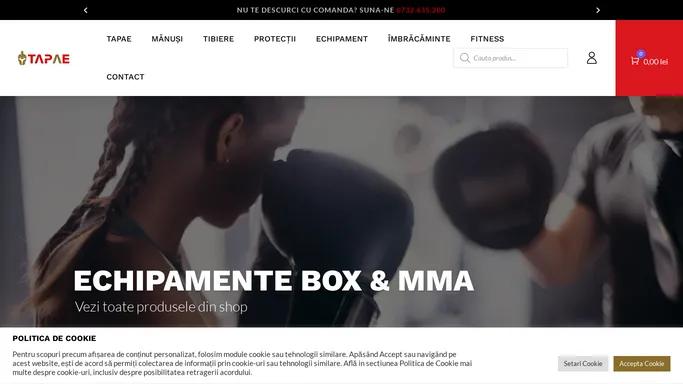 Tapae - Echipamente sportive MMA, MuayThai, BOX, Kickbox, FITNESS - Tapae