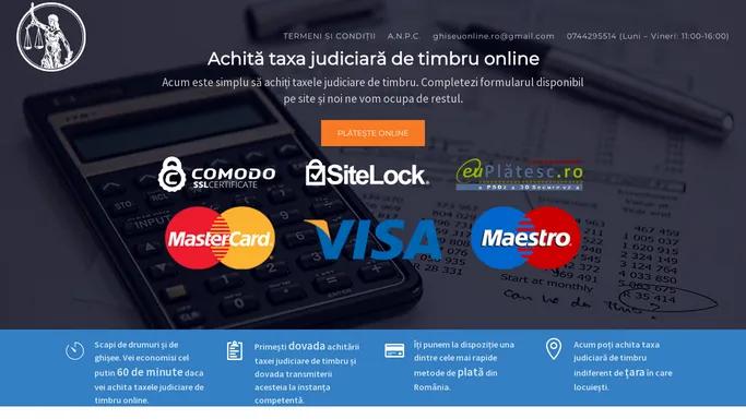 Taxe Judiciare Online – Achita taxele judiciare online