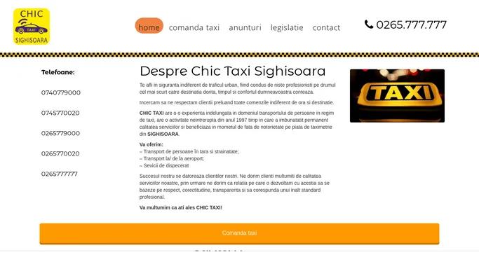 Chic Taxi Sighisoara – Taxi Sighisoara – Aplicatie taxi Sighisoara – Mereu simplu, mereu aproape, mereu repede