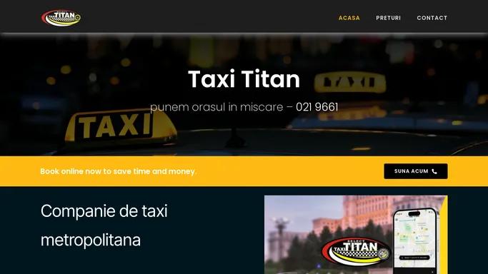 Taxi Titan – Taxi Titan| Compania de taximetrie Taxi Titan