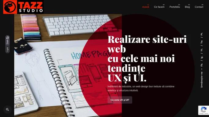 Realizare site-uri web - Tazz Studio Rock the web!