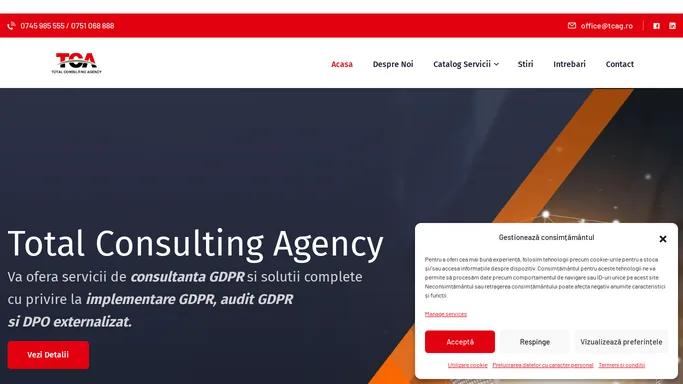 TCAG - Consultanta si audit GDPR, servicii fiscale, contabile si juridice.