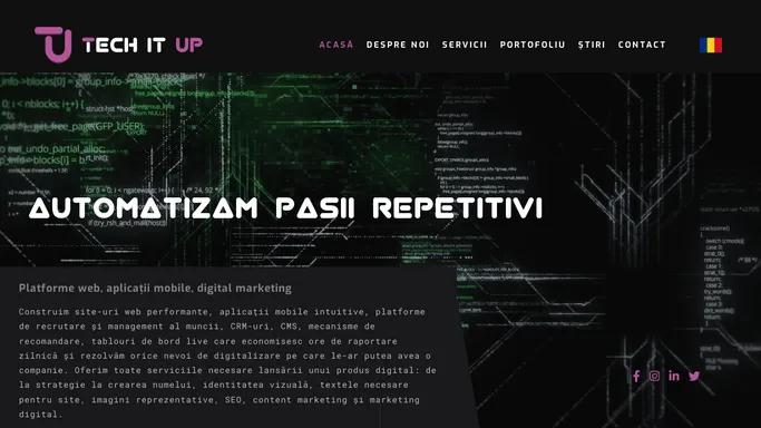 TECH-IT-UP | Automatizam pasi repetitivi