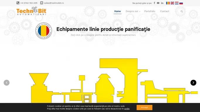 Technobit Automatizari - Echipamente linie productie panificatie