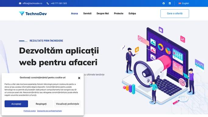 Agentie Web Design: Dezvoltare Aplicatii Web, iOS & Android