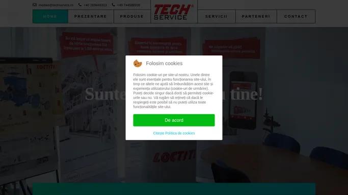 Tech Service - Consultanta si livrare de produse pentru mentenanta industriala si reparatii auto