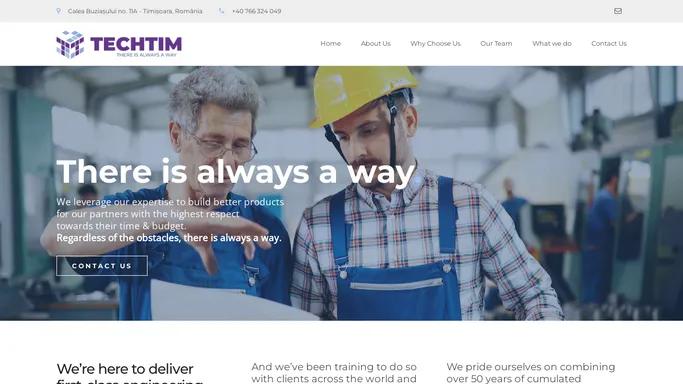 TechTim | Engineers specialized in process optimization