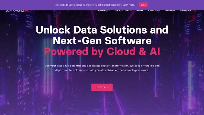 Data Solutions and Next-Gen Software, Powered by Cloud & AI - Tecknoworks