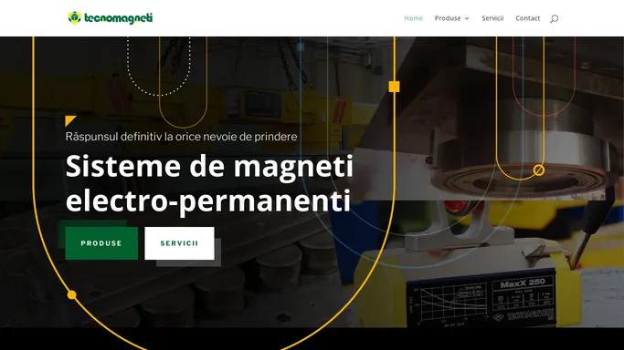 Sisteme magnetice complete, utilaje si solutii industriale, solitii de filtrare industriala | Tecnomagneti