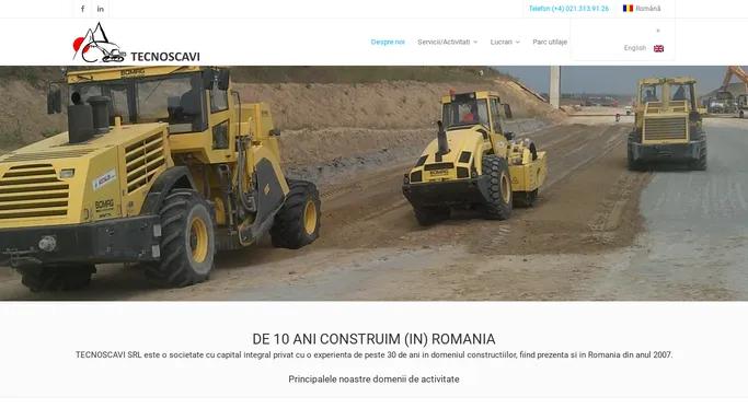 Tecnoscavi | Constructie drumuri si terasamente