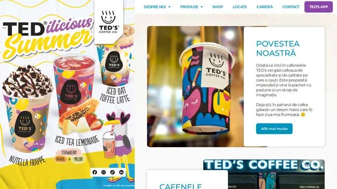 TED'S COFFEE CO. | Homepage - Cafeaua ta preferata!