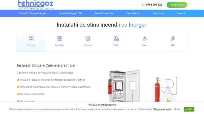 Tehnic Gaz | Instalatii de Stins Incendii | Verificare si Iscirizare