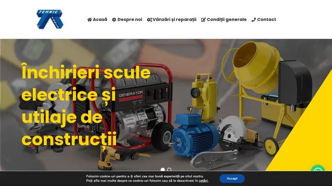 Tehnic Tools, vanzare, reparatii si inchiriere utilaje