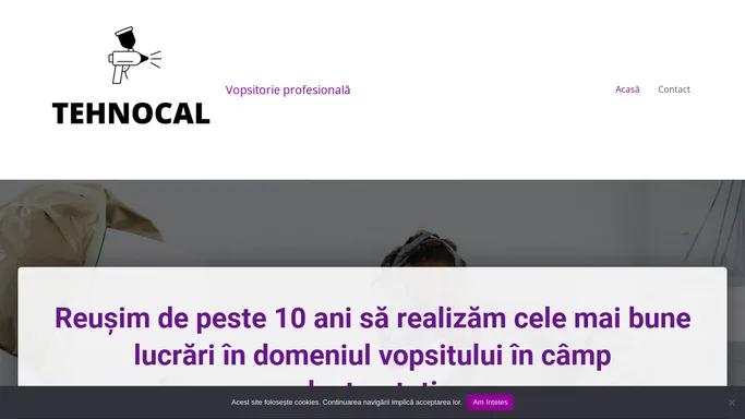 Tehnocal – Vopsitorie profesionala