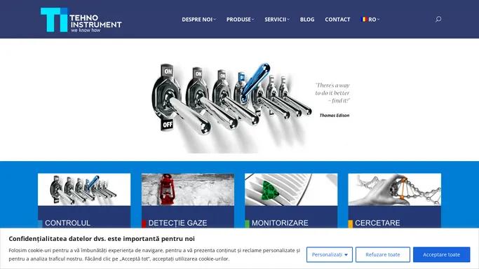 TehnoINSTRUMENT – solutii si echipamente industriale - Tehnoinstrument.ro