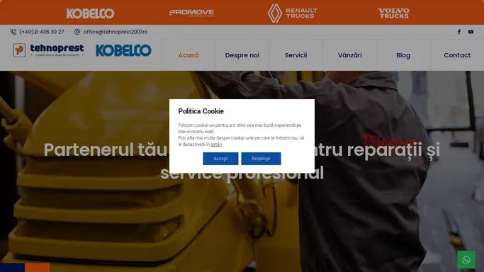 Service Auto Camioane si Utilaje Constructii | TEHNOPREST 2001