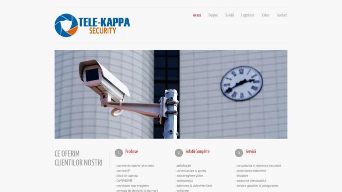 Tele-Kappa Security - Solutii complete de securitate - Antiefractie, Alarme, Supraveghere Video ...