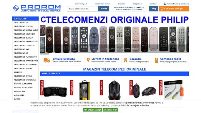 Magazin online TELECOMENZI ORIGINALE