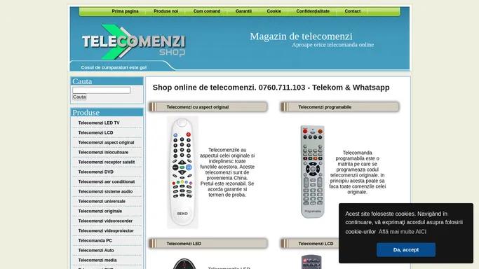 Telecomenzi LED, Telecomenzi LCD, Telecomenzi TV