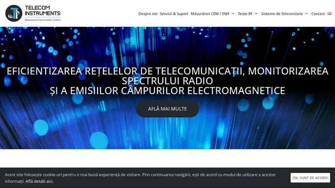 Telecom Instruments – Measurement and Synchronizations Systems