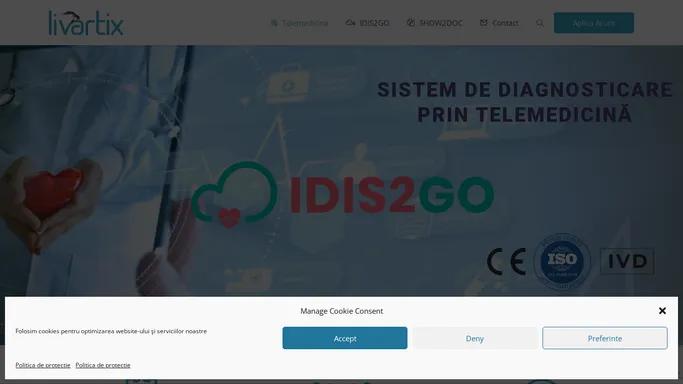 Sistem de telemedicina - Telemedicina LIVARTIX
