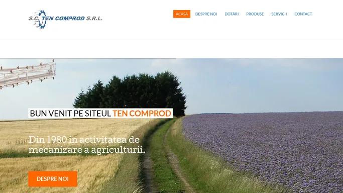 TEN COMPROD – Traditie inca din 1980 in activitatea de mecanizare a agriculturii