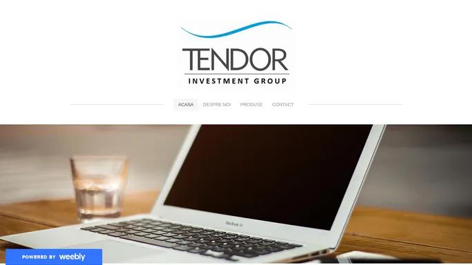 Tendor investment group - Acasa